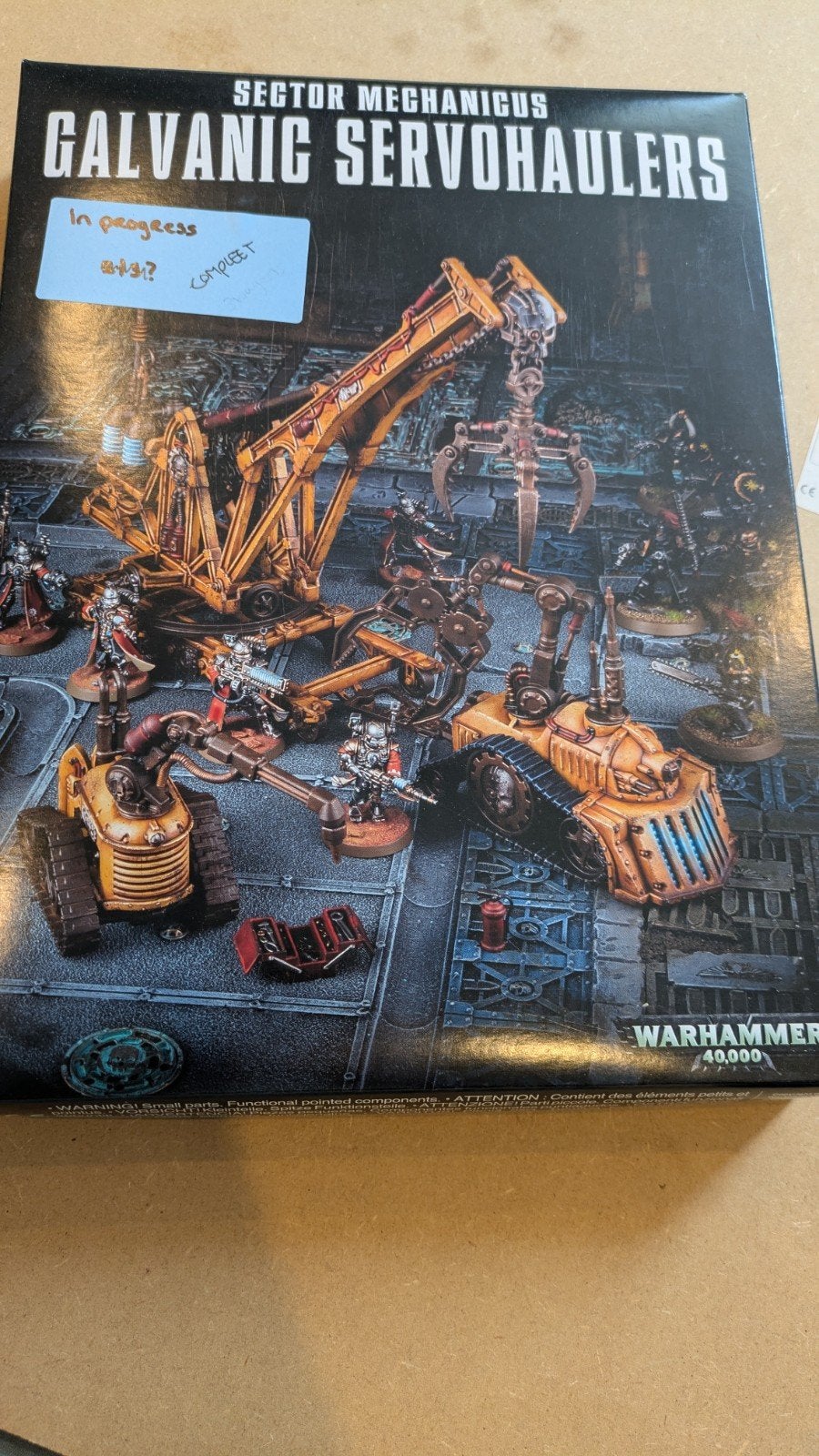 Warhammer 40.000 Sector Mechanicus Galv. Servohaulers, Ophalen of Verzenden, Zo goed als nieuw, Warhammer 40000, Figuurtje(s)