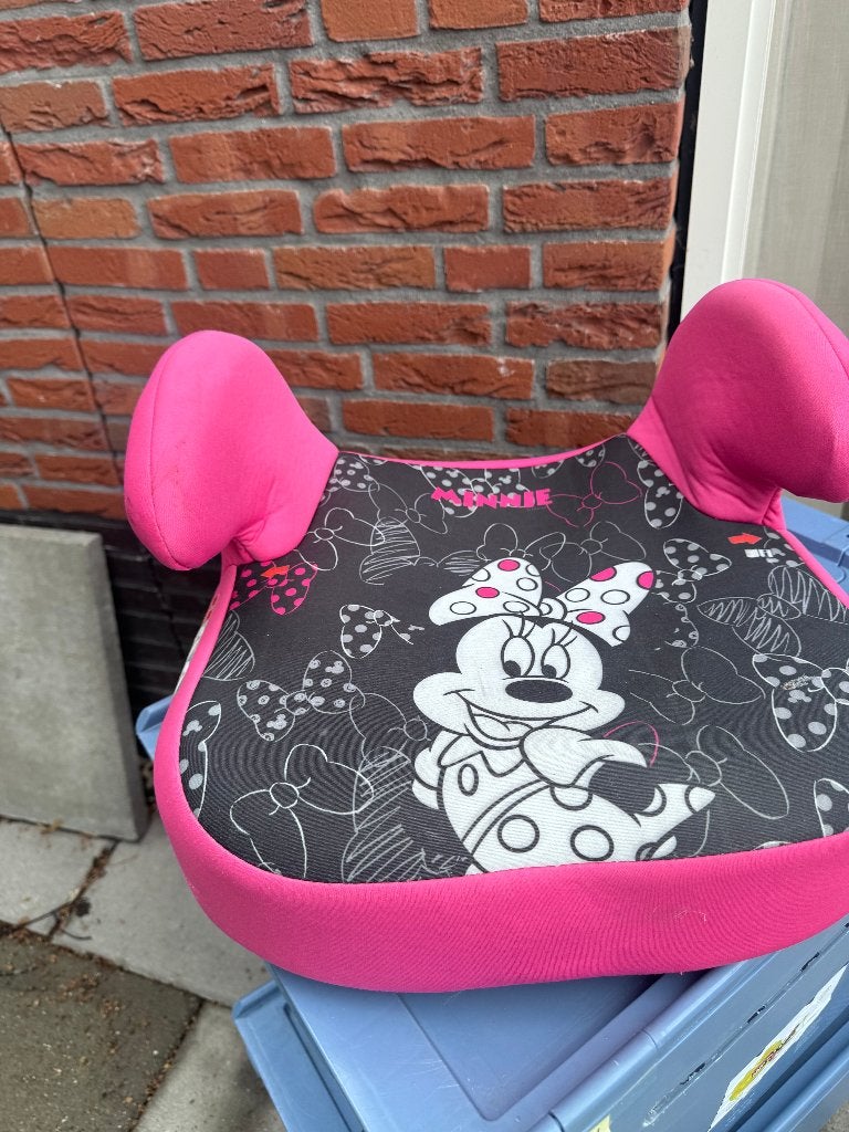 Minnie Mouse zitverhoger 15-36 kg, Overige merken, 15 t/m 36 kg, Ophalen of Verzenden, Gebruikt