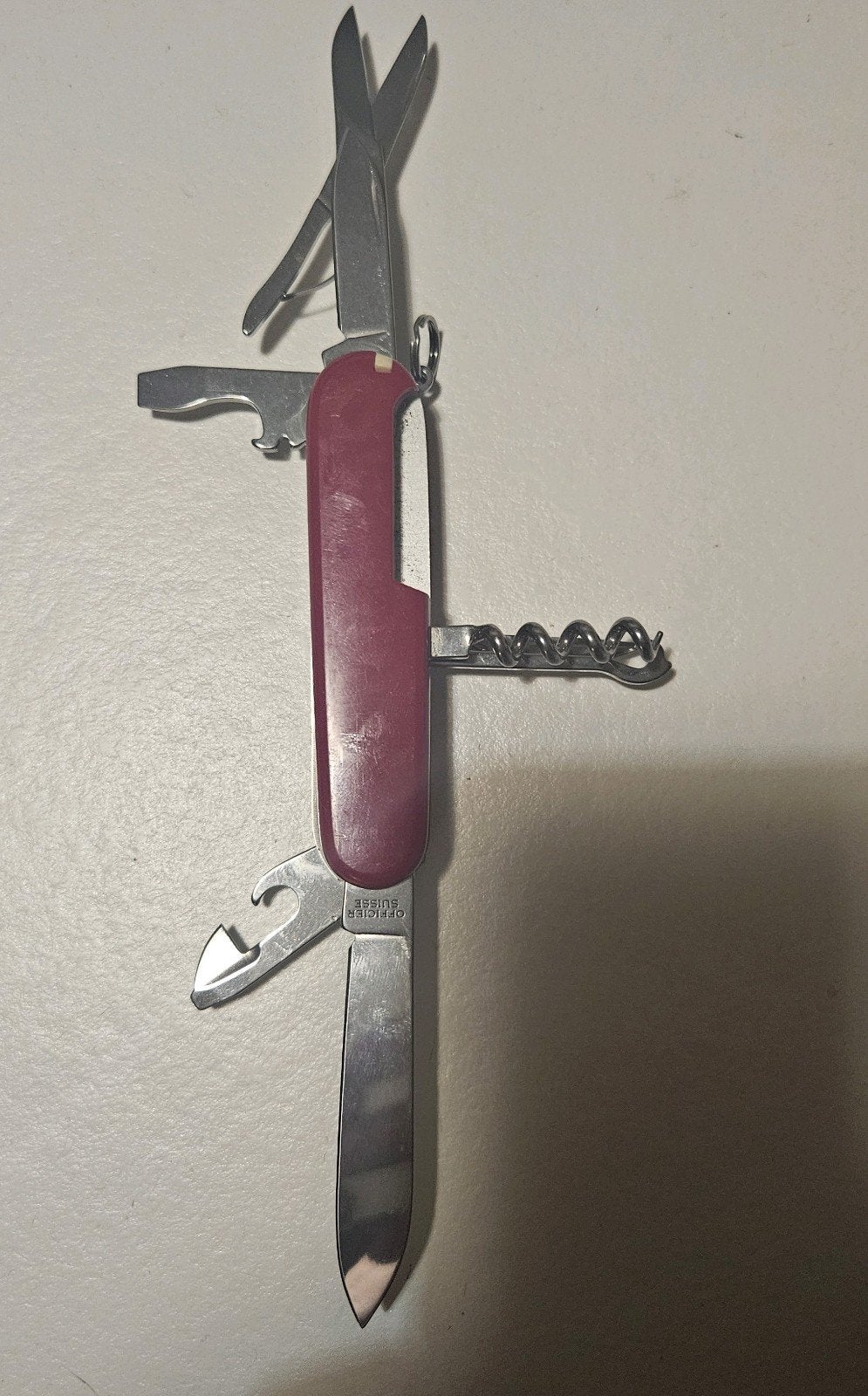 Victorinox Zwitsers zakmes - Rood, multifunctioneel, Ophalen of Verzenden, Gebruikt, Multitool, Overige merken