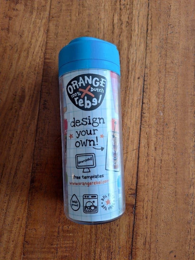 Nieuw: ontwerp je eigen drink beker (Orangerebel), Ophalen, Nieuw