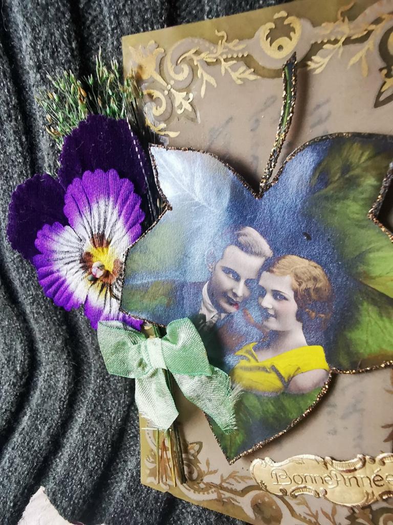 Antieke ansichtkaart uit België, handgemaakt 1930 Miekje, Ophalen of Verzenden