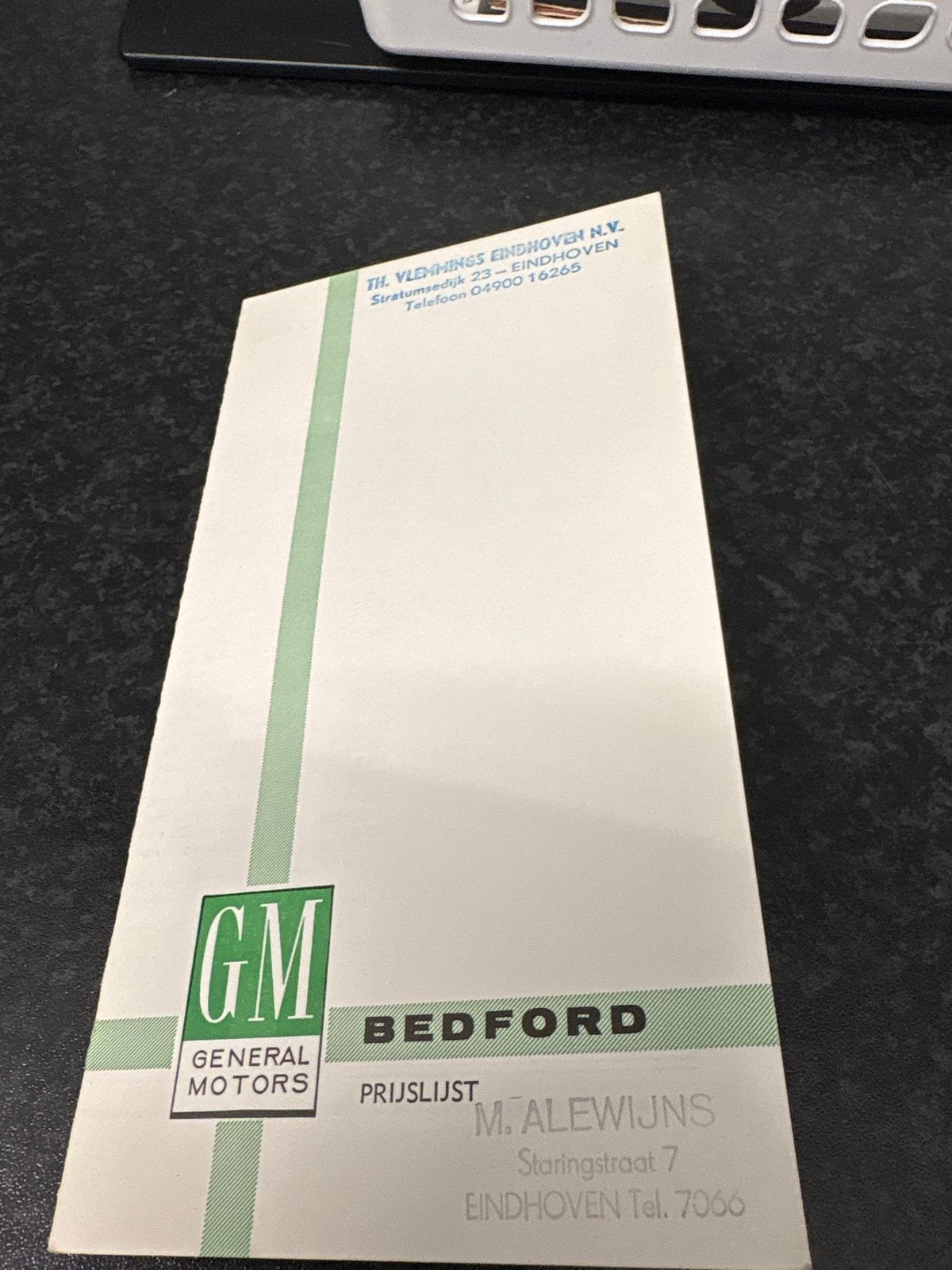 Bedford Bedrijfswagens Prijslijst 1959 - Zeldzaam, Ophalen of Verzenden, Gelezen, Overige merken