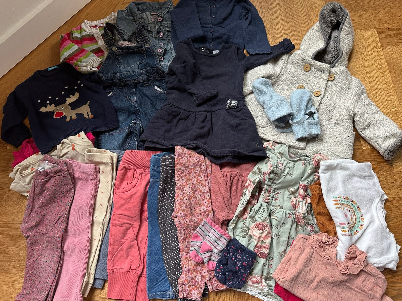 Groot kledingpakket winter meisjes - Maat 74, Kinderen en Baby's, Ophalen of Verzenden, Zo goed als nieuw, Maat 74