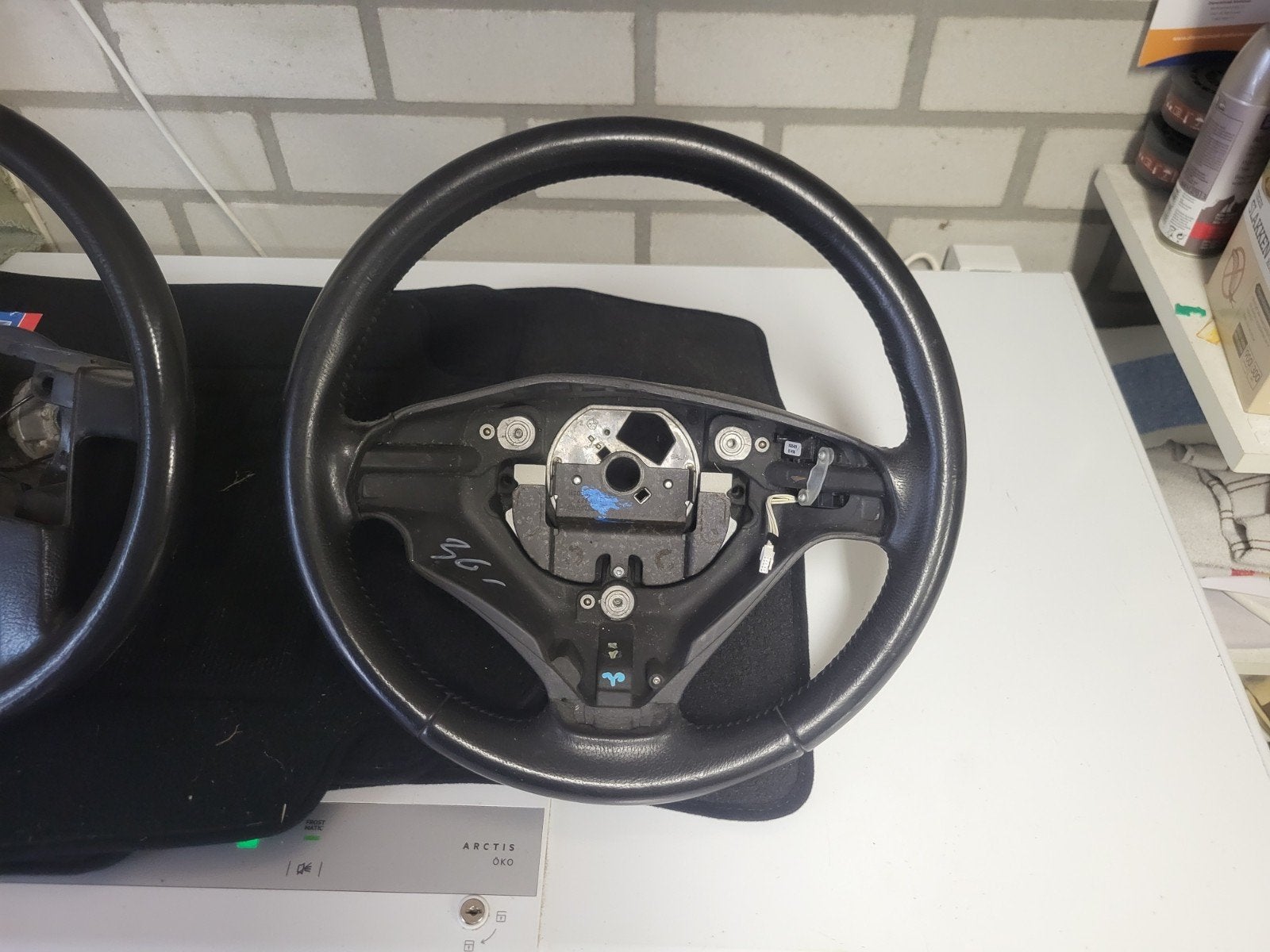 Volvo S60 2005 Leder Stuurwiel, Auto-onderdelen, Ophalen of Verzenden, Gebruikt, Volvo