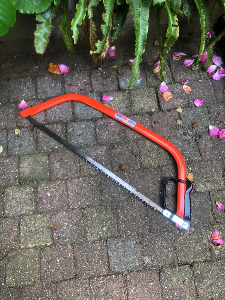 Handzaag, boomtakken zaag - in goede staat, Ophalen, Gebruikt