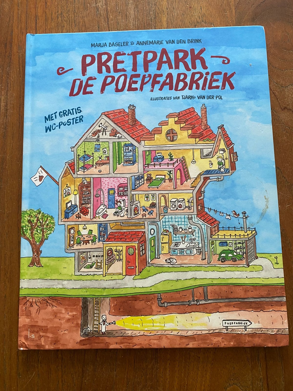 Pretpark de poepfabriek - A. van den Brink & M. Baseler, Boeken, Gelezen, Annemarie van den Brink; Marja Baseler, Non-fictie, Ophalen of Verzenden