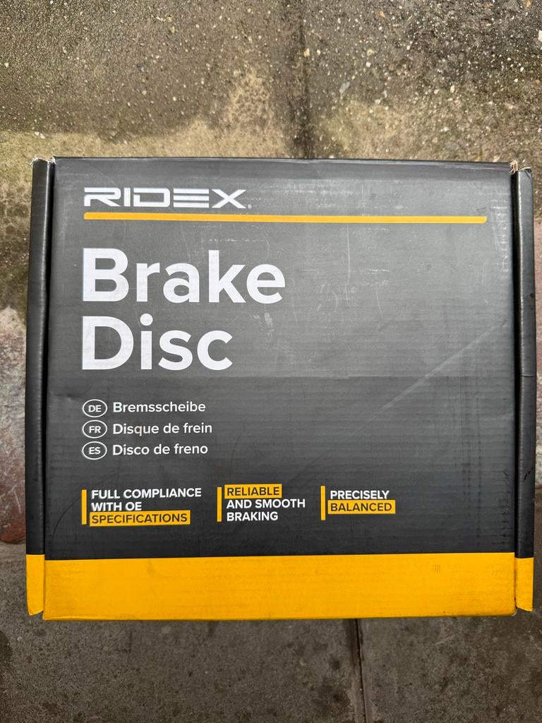 RIDEX 82B0706 Remschijven Achter – 245 mm – NIEUW, Auto-onderdelen, Remmen en Aandrijving, Ophalen of Verzenden, Nieuw, Seat