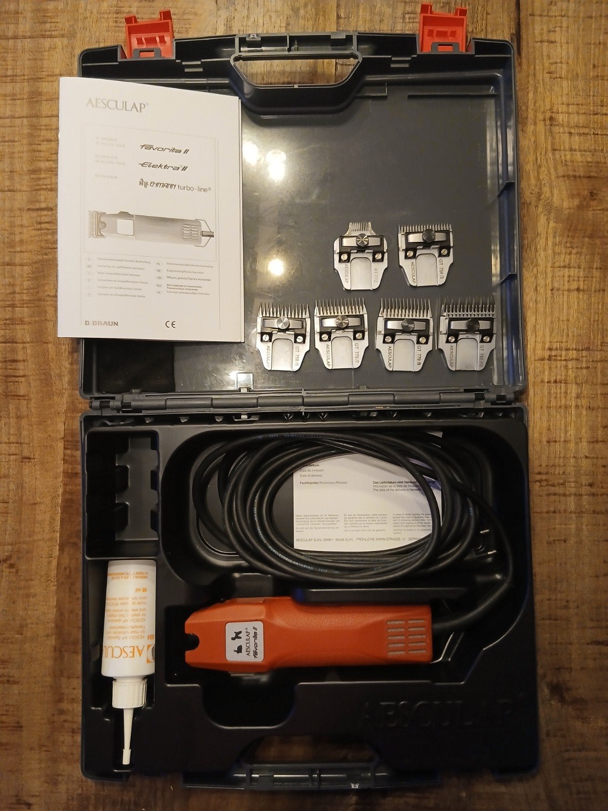Aesculap Favorita II tondeuse, Dieren en Toebehoren, Honden-accessoires, Ophalen of Verzenden, Zo goed als nieuw