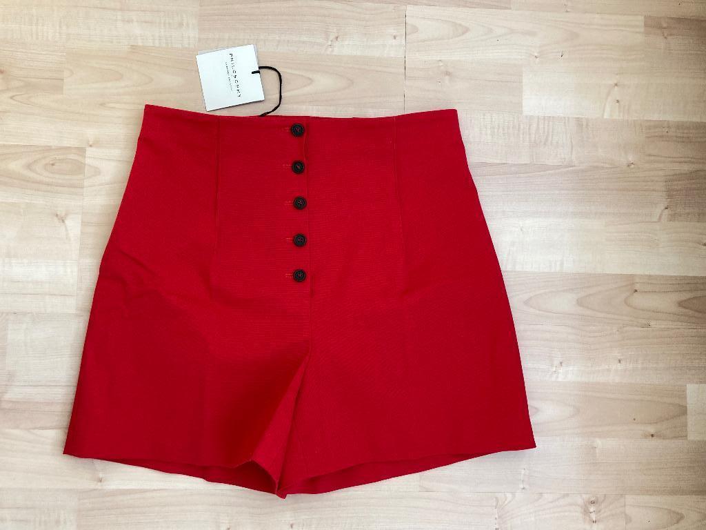 NIEUW Philosophy di Lorenzo Serafini shorts, rood, mt 38, Kleding | Dames, Broeken en Pantalons, Nieuw, Maat 38/40 (M), Rood, Kort