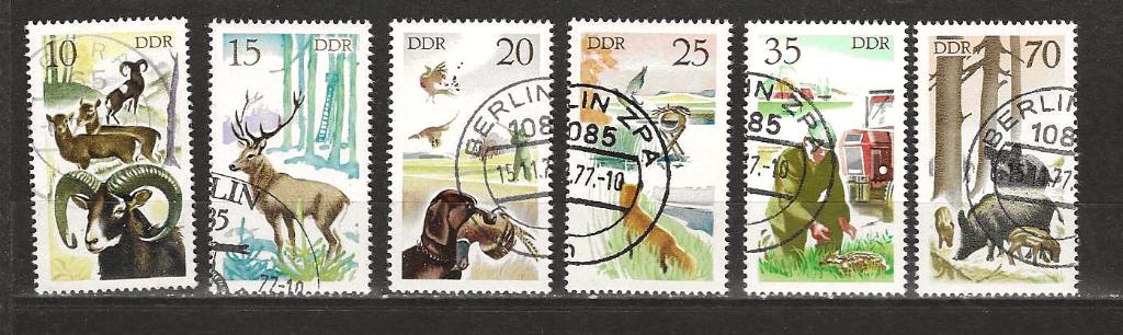 DDR 2270-2275, Ophalen of Verzenden, DDR, Gestempeld