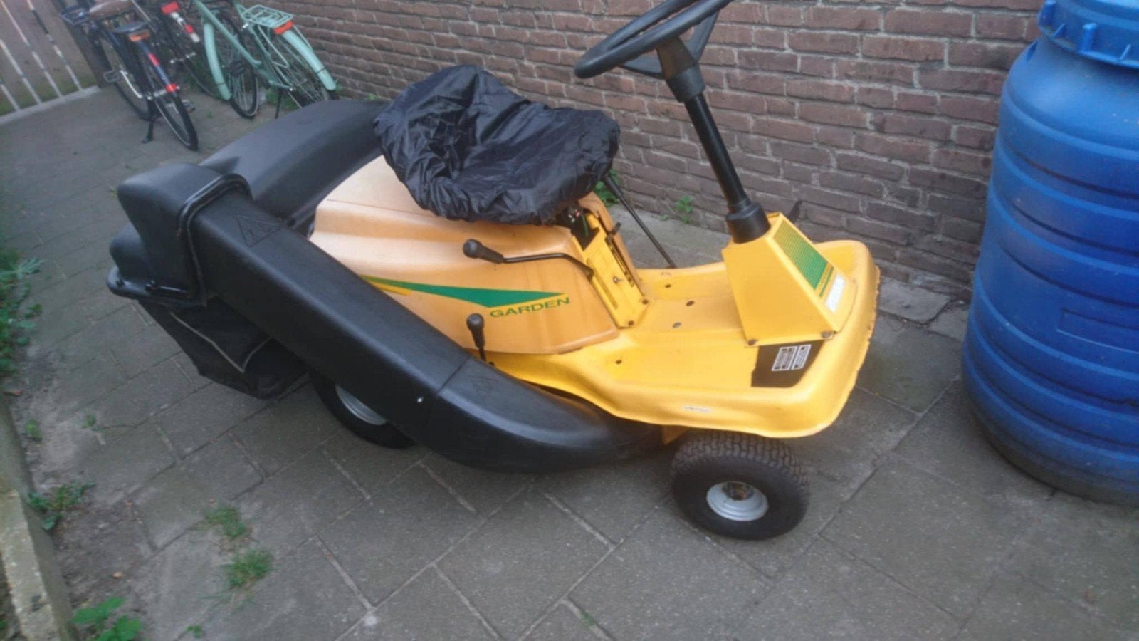 goede zitmaaier stiga, Ophalen