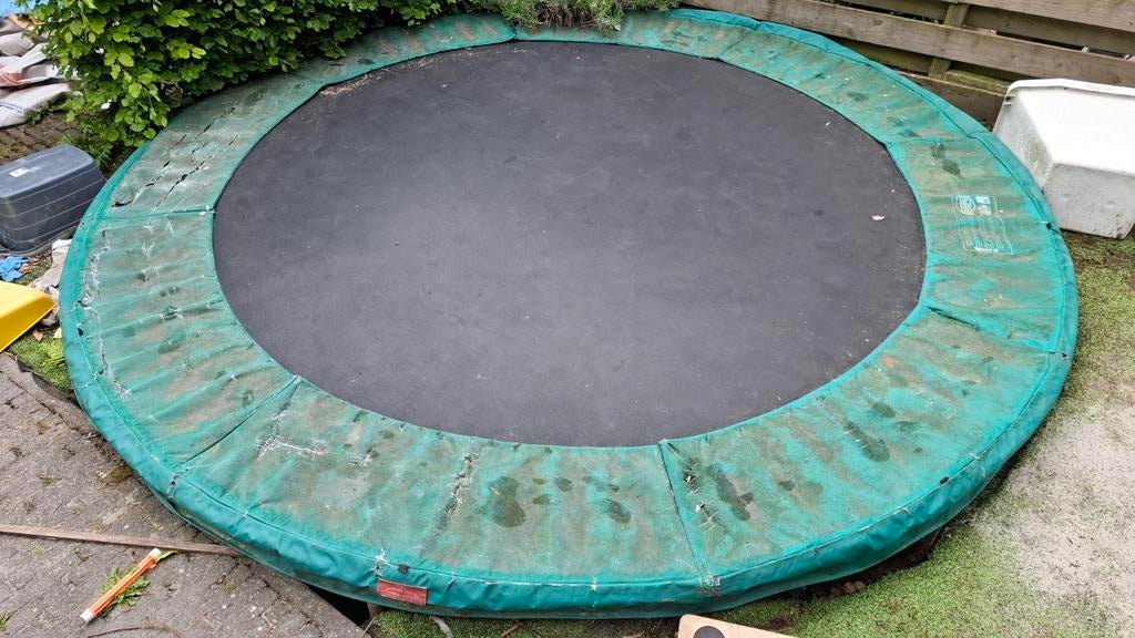 Gebruikte trampoline, Ophalen, Gebruikt