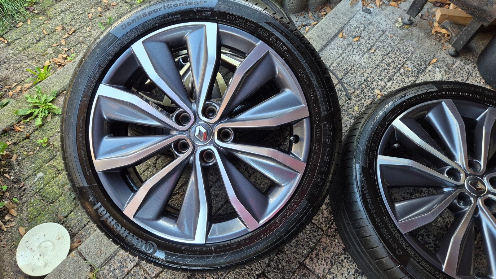 Renault Egeus velgen Kadjar/Captur/Megane 4   225 45 19 inch, Gebruikt, Banden en Velgen, Personenwagen, Ophalen