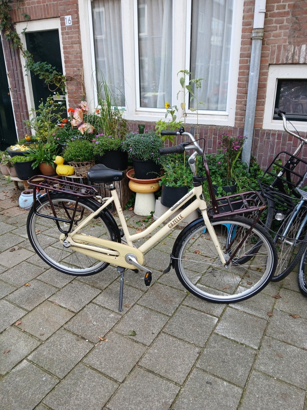 gazelle heavy duty damesfiets 28 inch 54 cm 3 versnellingen, Fietsen en Brommers, Ophalen, Terugtraprem, Versnellingen, Gazelle