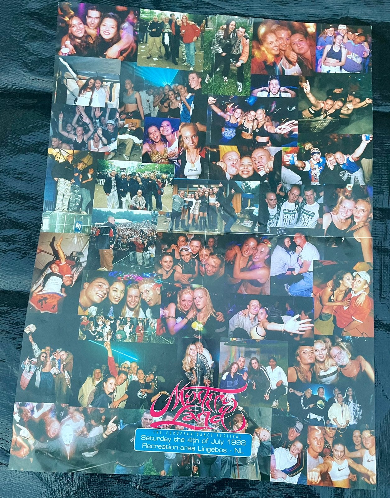 Mystery Land 1998 Poster – The European Dance Festival, Ophalen of Verzenden, Zo goed als nieuw, A1 t/m A3