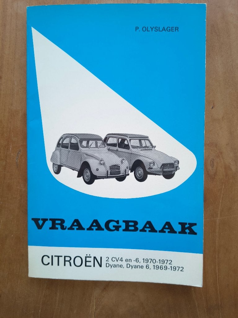 In topconditie: Vraagbaak Citroën 2CV4 en 6, Ophalen of Verzenden
