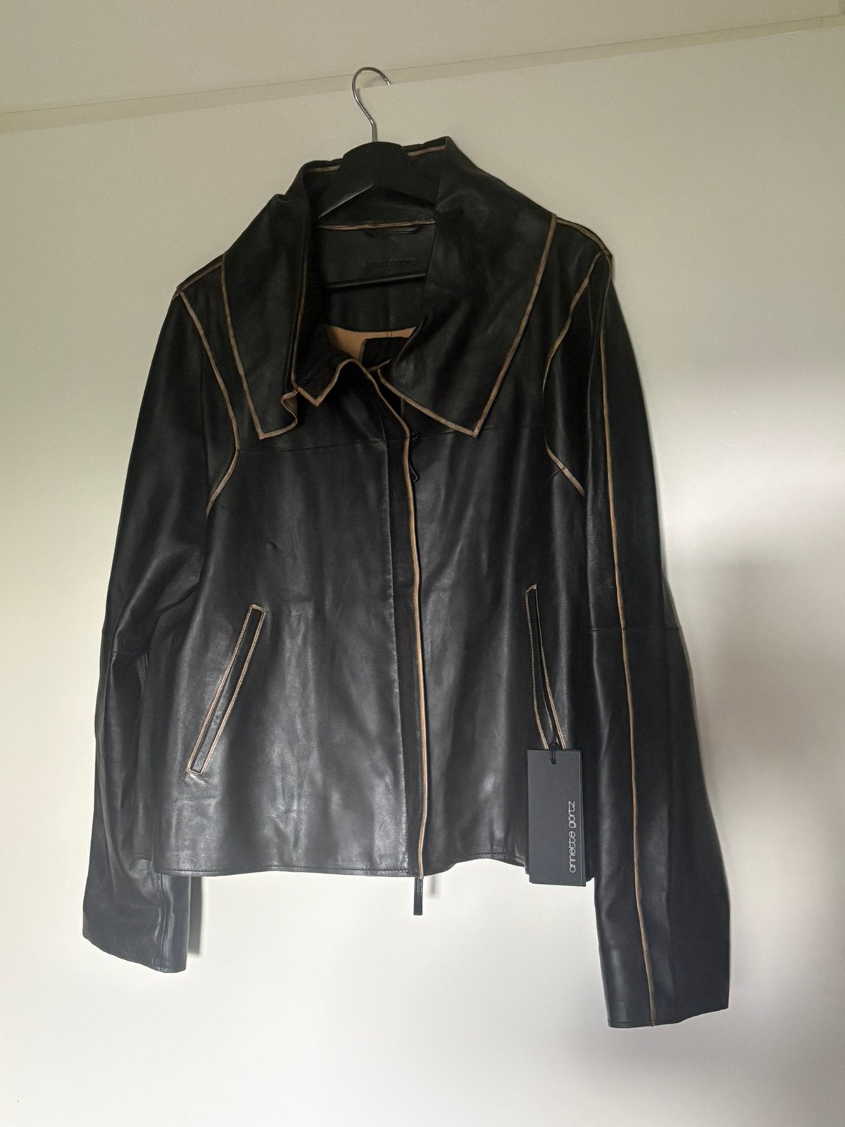 Annette Görtz leren jack Blind! Nieuw Mt.L, Ophalen of Verzenden, Nieuw, Maat 42/44 (L), Zwart