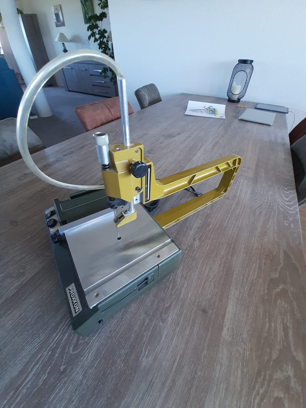 Proxxon figuurzaag DS 230/E, Ophalen, Gebruikt
