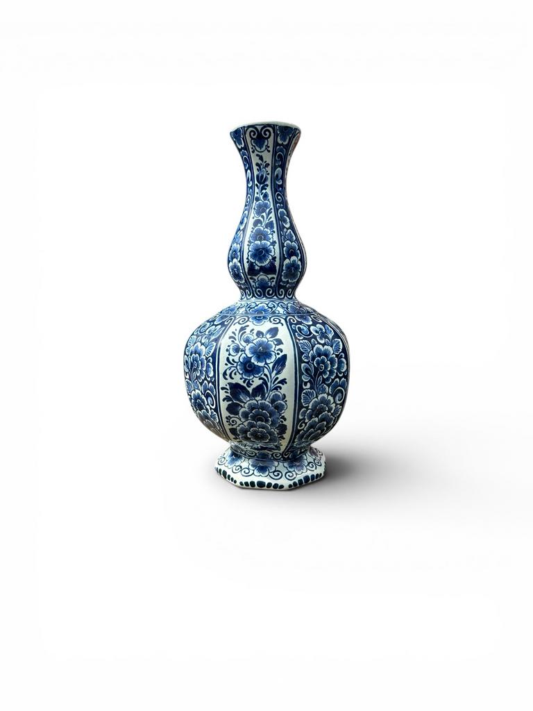Delfts blauw vaas, vintage porselein delft, Ophalen of Verzenden