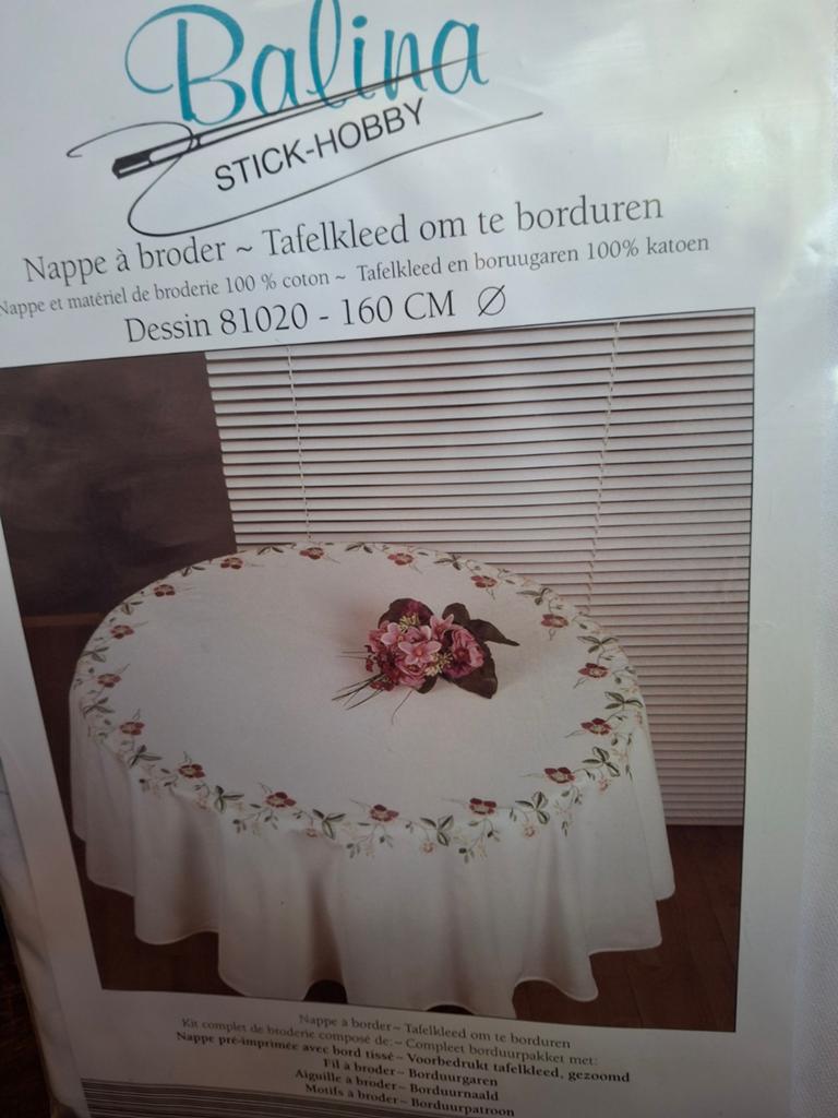 Tafelkleed, Ophalen of Verzenden, Nieuw, Borduurpakket
