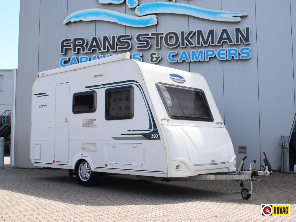 Caravelair Antares 390 Mover Voortent Hordeur 1000KG, Schokbreker, Bedrijf, Treinzit, 500 - 750 kg