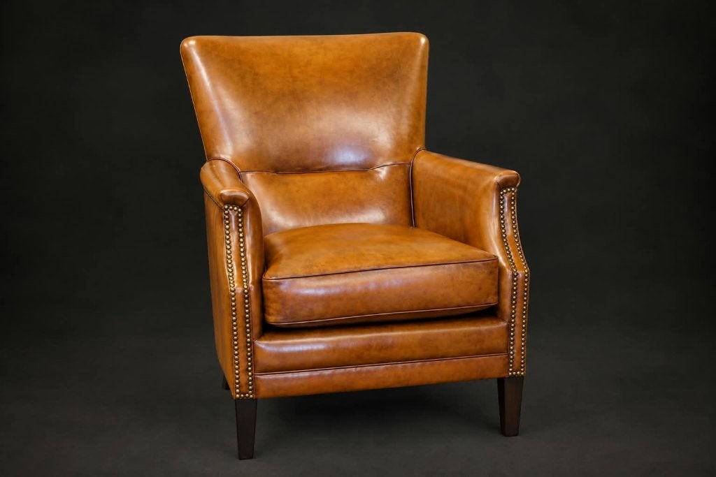 schapenleren fauteuil, Huis en Inrichting, Ophalen, Nieuw, 75 tot 100 cm, Leer