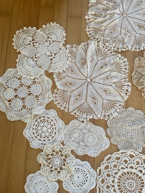 gehaakte kleedjes, Antiek en Kunst, Ophalen of Verzenden