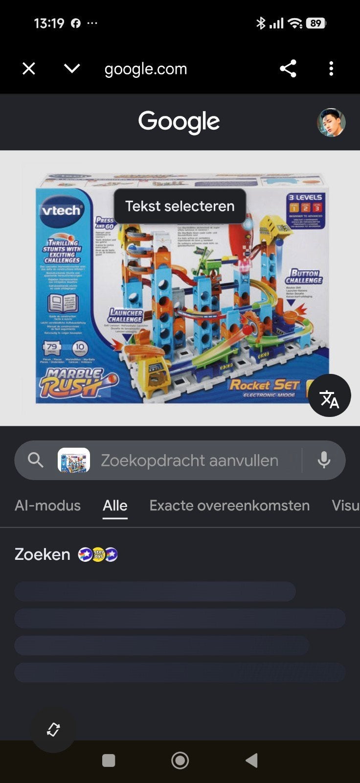 VTech Marble Rush Adventure Set S100 knikkerbaan, Ophalen of Verzenden, Zo goed als nieuw, 4 tot 6 jaar