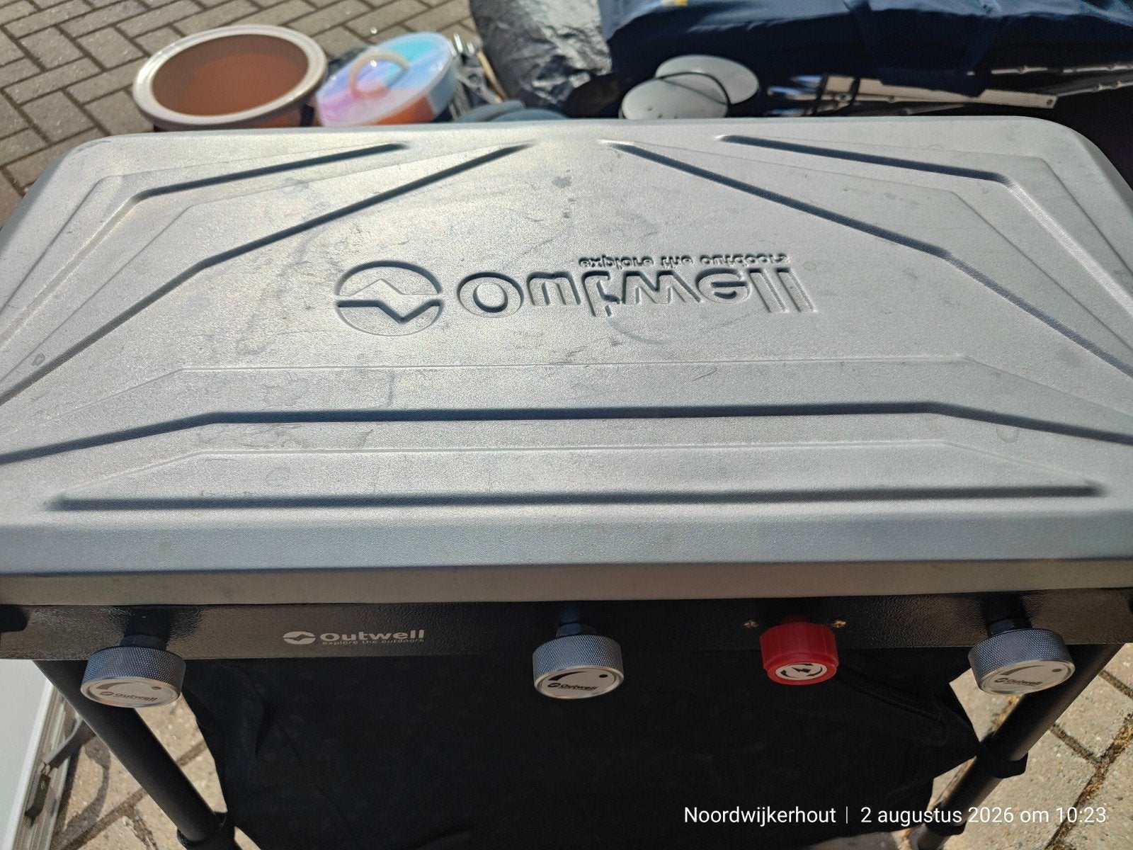 Outwell Chef Cooker Base Stand - Camping kooktoestel, Caravans en Kamperen, Ophalen of Verzenden, Gebruikt