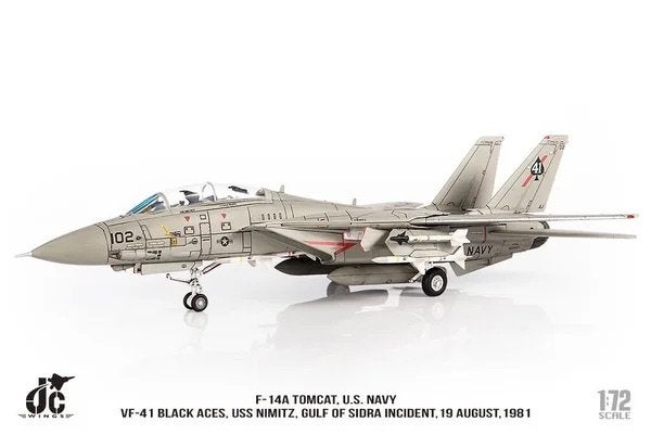 JC Wings JCW-72-F14-017 | Grumman F-14A Tomcat, Ophalen, Nieuw, Schaalmodel, Leehing380@163.com