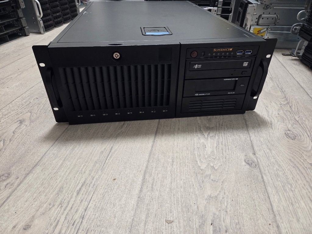 Supermicro X12 Superserver met Xeon E-2356G, Ophalen, Gebruikt, Hot swappable onderdelen, -