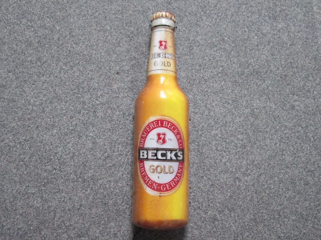 BECKS BIER LAMP LICHTRECLAME, Ophalen, Zo goed als nieuw, Overige typen, Overige merken