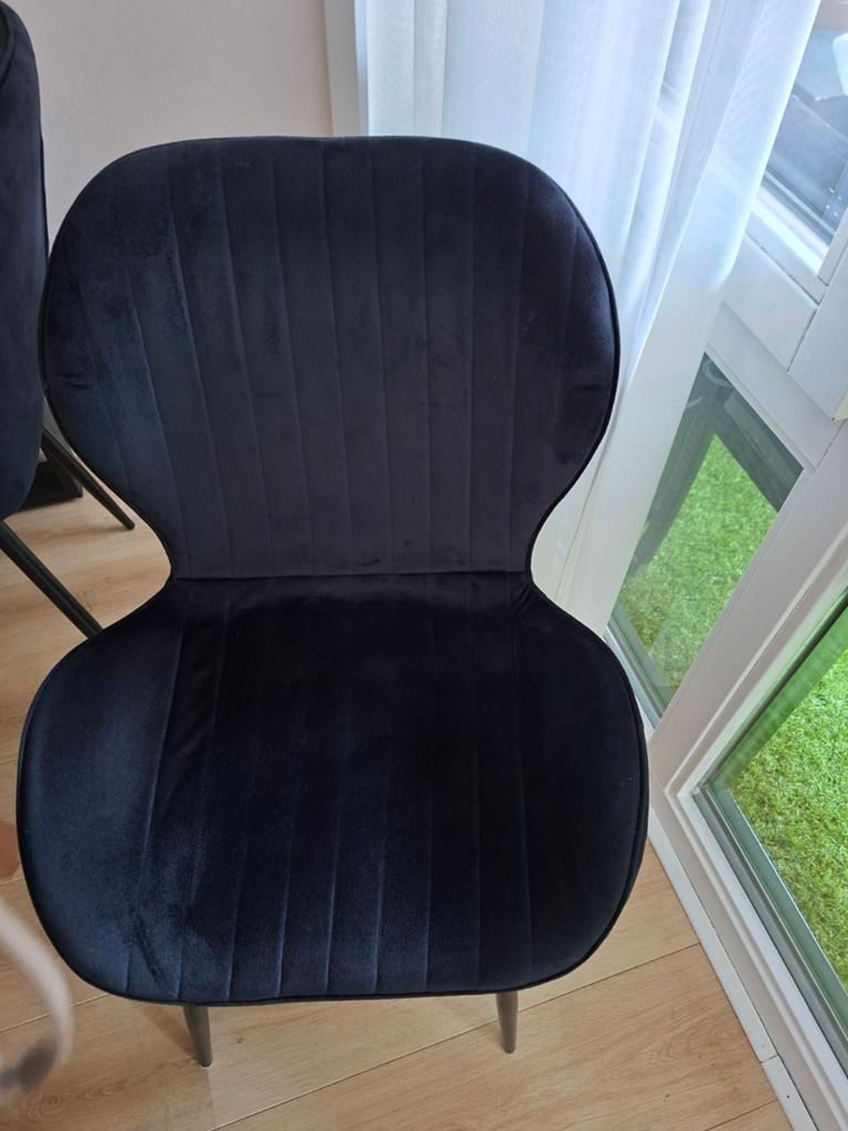 4 zo goed als nieuwe eethoekstoelen, Huis en Inrichting, Stoelen, Zwart, Ophalen of Verzenden, Zo goed als nieuw, Vier