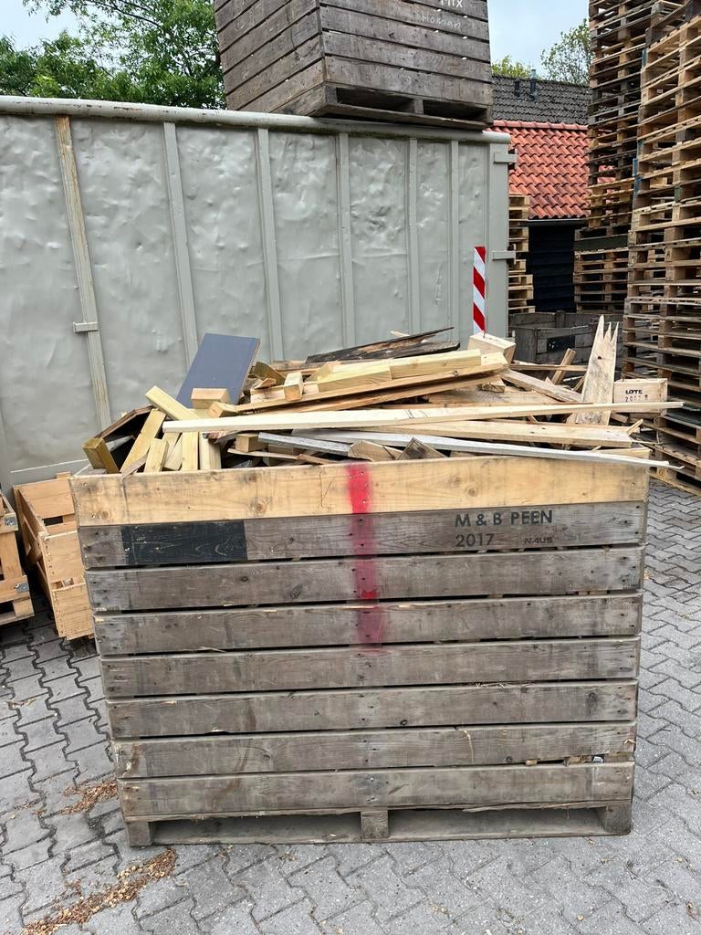 Grote bak haardhout, Minder dan 3 m³, Ophalen of Verzenden