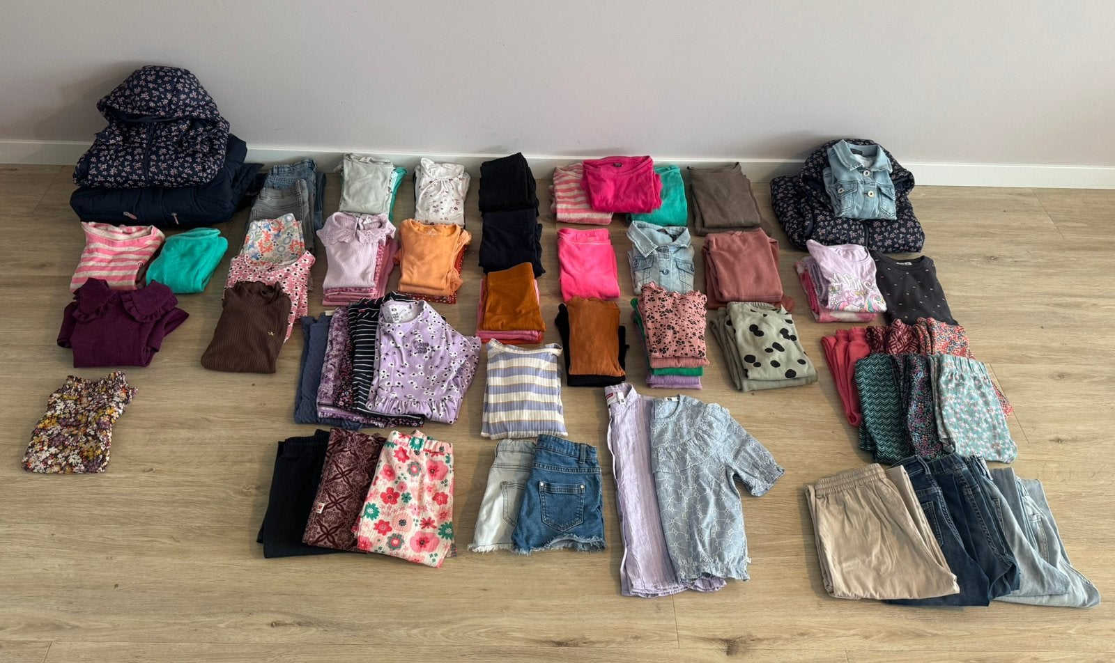 Groot kledingpakket meisje winter/zomer 122-128, Ophalen, Gebruikt, Maat 128