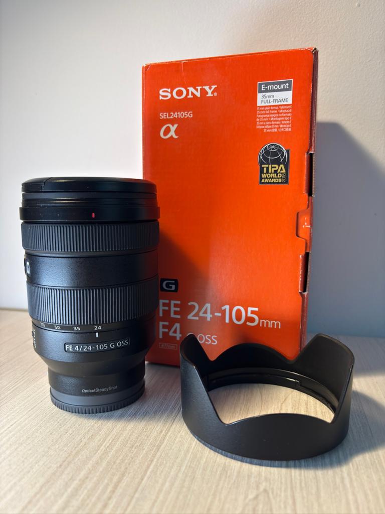Sony FE 24-105 f4 G OSS, Ophalen of Verzenden, Zo goed als nieuw, Standaardlens