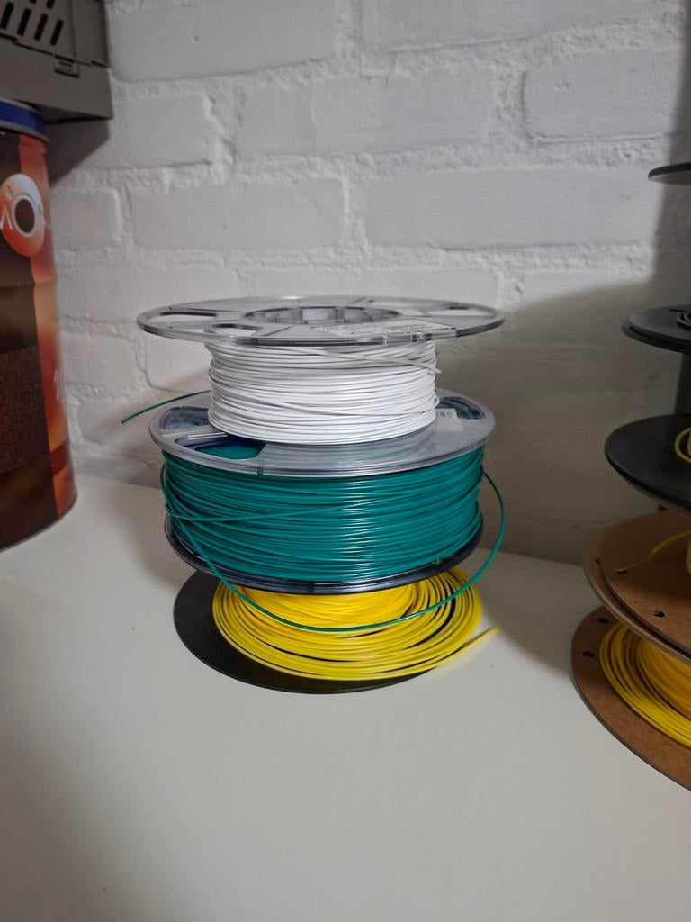 Diverse 3D-printer filament rollen ABS 1.75mm + 1 2.85mm PLA, Computers en Software, 3D-printerbenodigheden, Ophalen of Verzenden