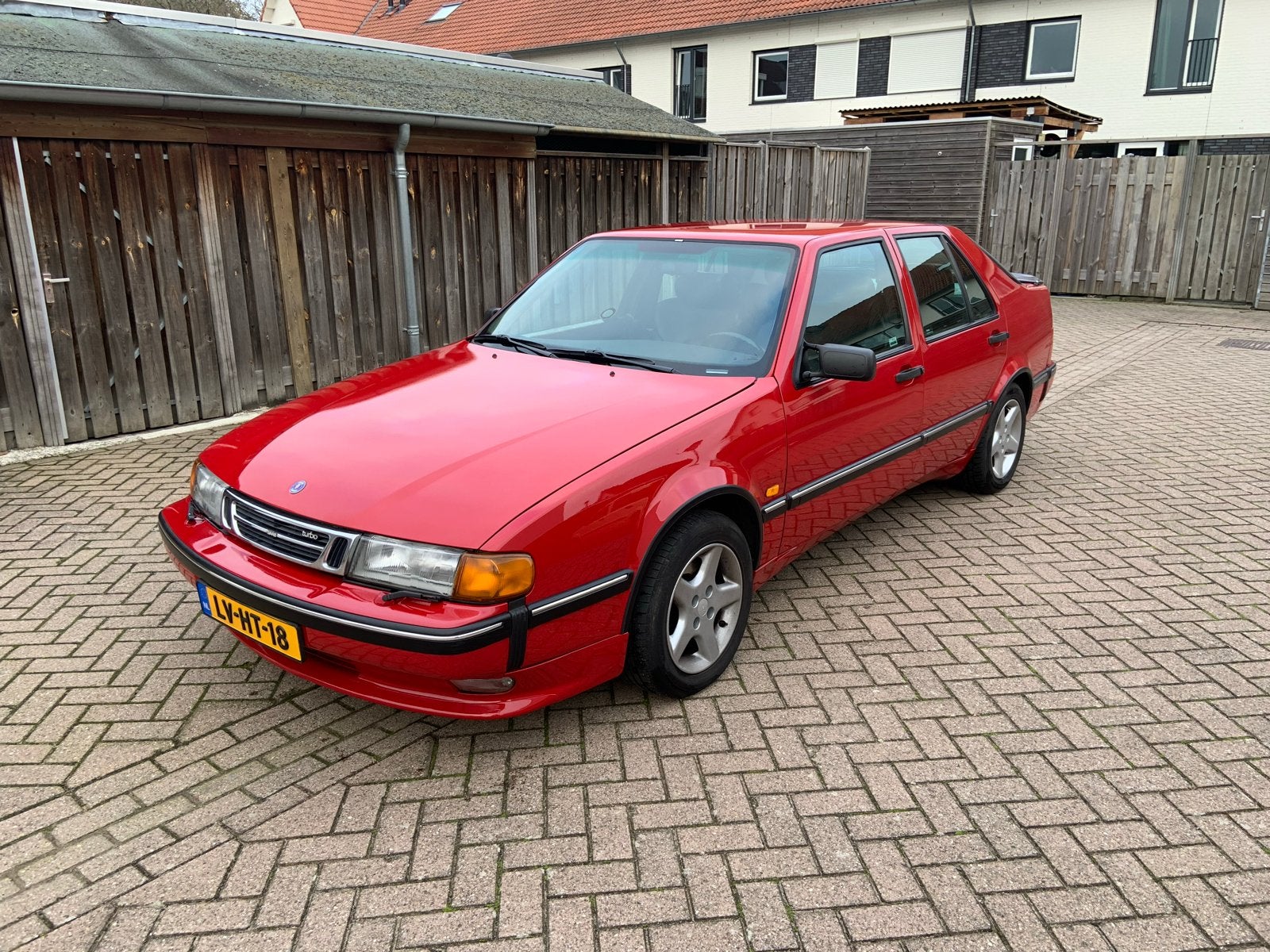 Saab 9000 CSE 2.3 FPT Automaat | Imola Red | Aero | DionHPT, Auto's, Saab, 4 cilinders, 2290 cc, Leder, Particulier