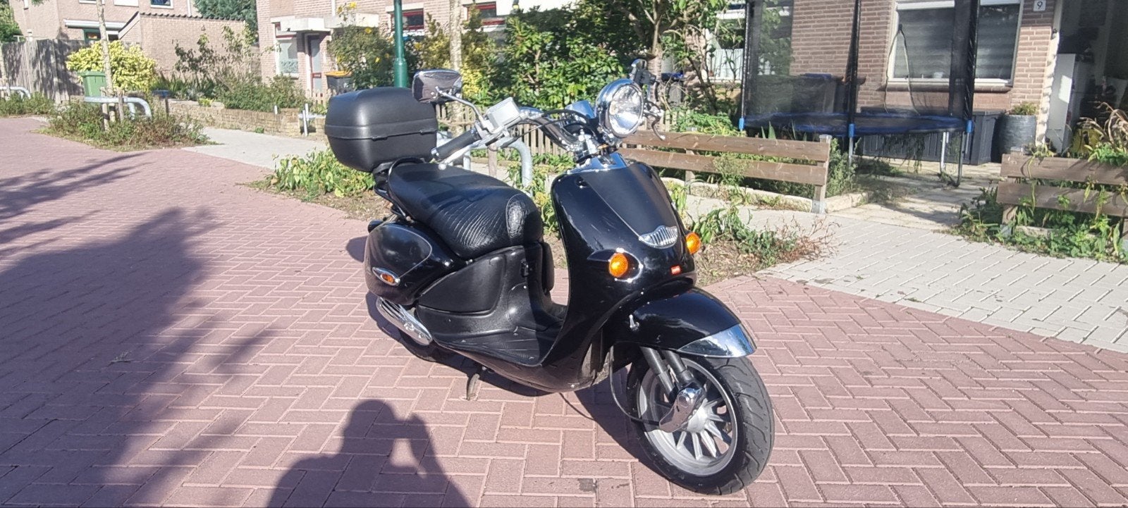 Aprilia Mojito Custom 50cc 2takt- Zwart, zo goed als nieuw!, Ophalen, Zo goed als nieuw, Mojito of Habana, Benzine