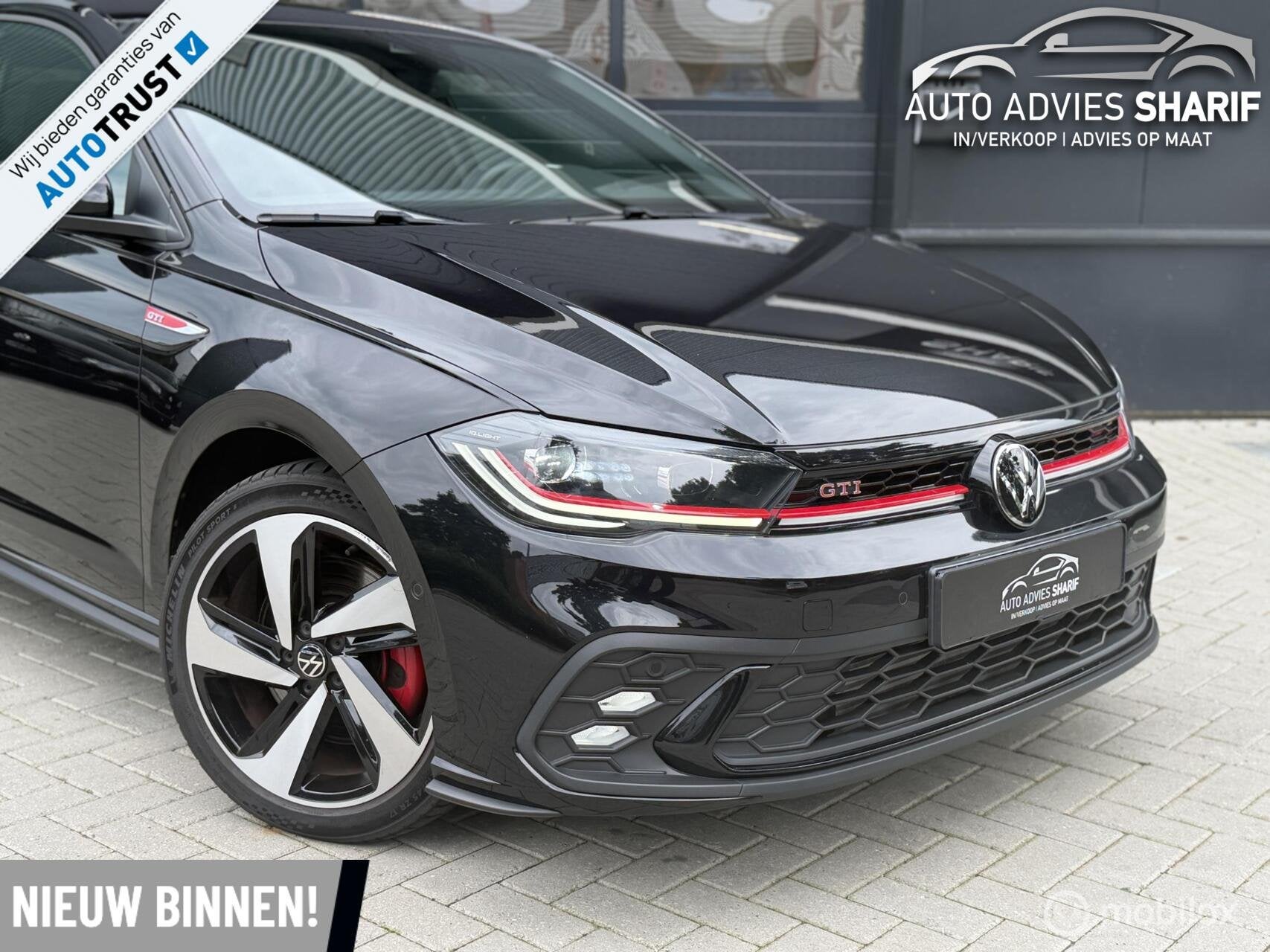 Volkswagen Polo 2.0 TSI GTI IQLED|Virtual|Blindspot|Automaat, Auto's, Dealer onderhouden, Gebruikt, 4 cilinders, Bedrijf