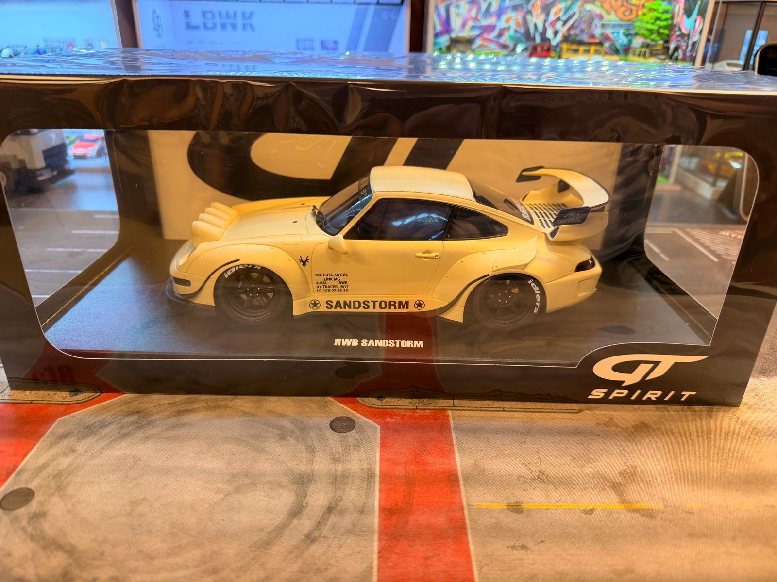 Gt-Spirit 1:18 porsche rwb, Ophalen of Verzenden, Nieuw, Auto, Overige merken