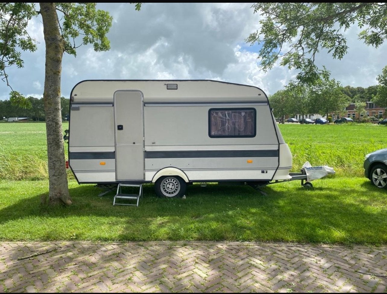 Hobby De Luxe Caravan met voortent, Caravans en Kamperen, Caravans, Rondzit, Hobby, Omvormbare zithoek, 750 - 1000 kg