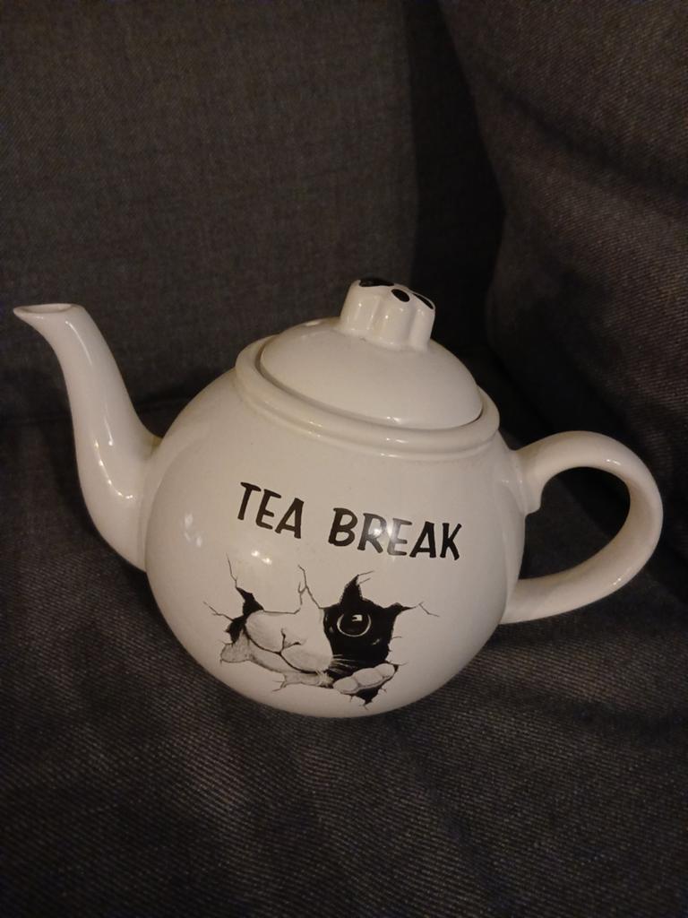"Tea Break" theepot van Felix de Kat ( ongebruikt), Ophalen of Verzenden