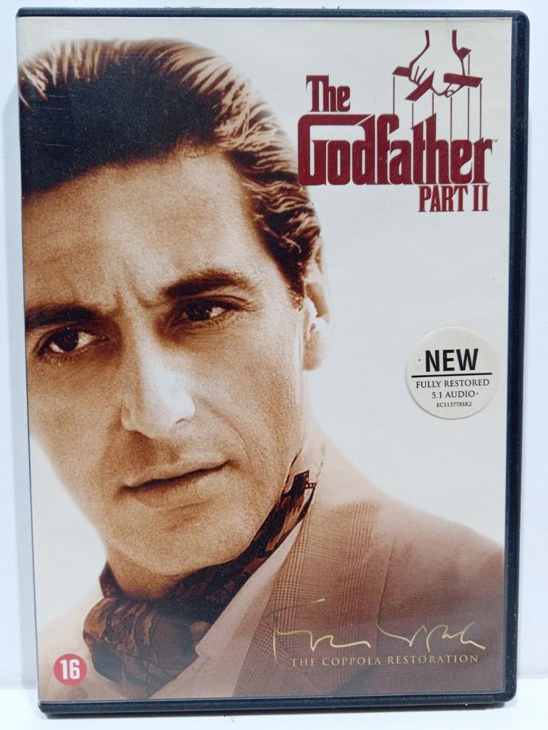 The Godfather Part II DVD - Klassieke Maffiafilm, Vanaf 16 jaar, Ophalen of Verzenden, Zo goed als nieuw, Maffia en Misdaad
