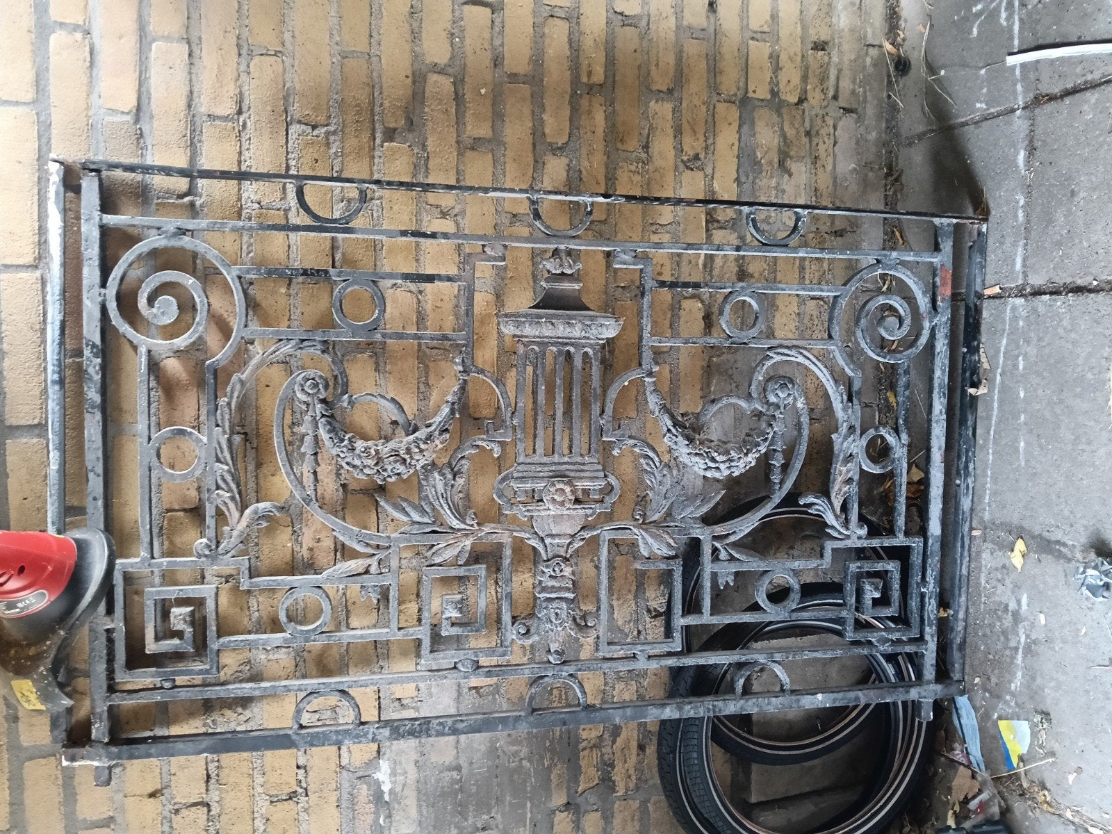 antiek tuinhek, Tuin en Terras, Tuinhekken en Hekwerk, Ophalen, Gebruikt, IJzer, Tuinhek