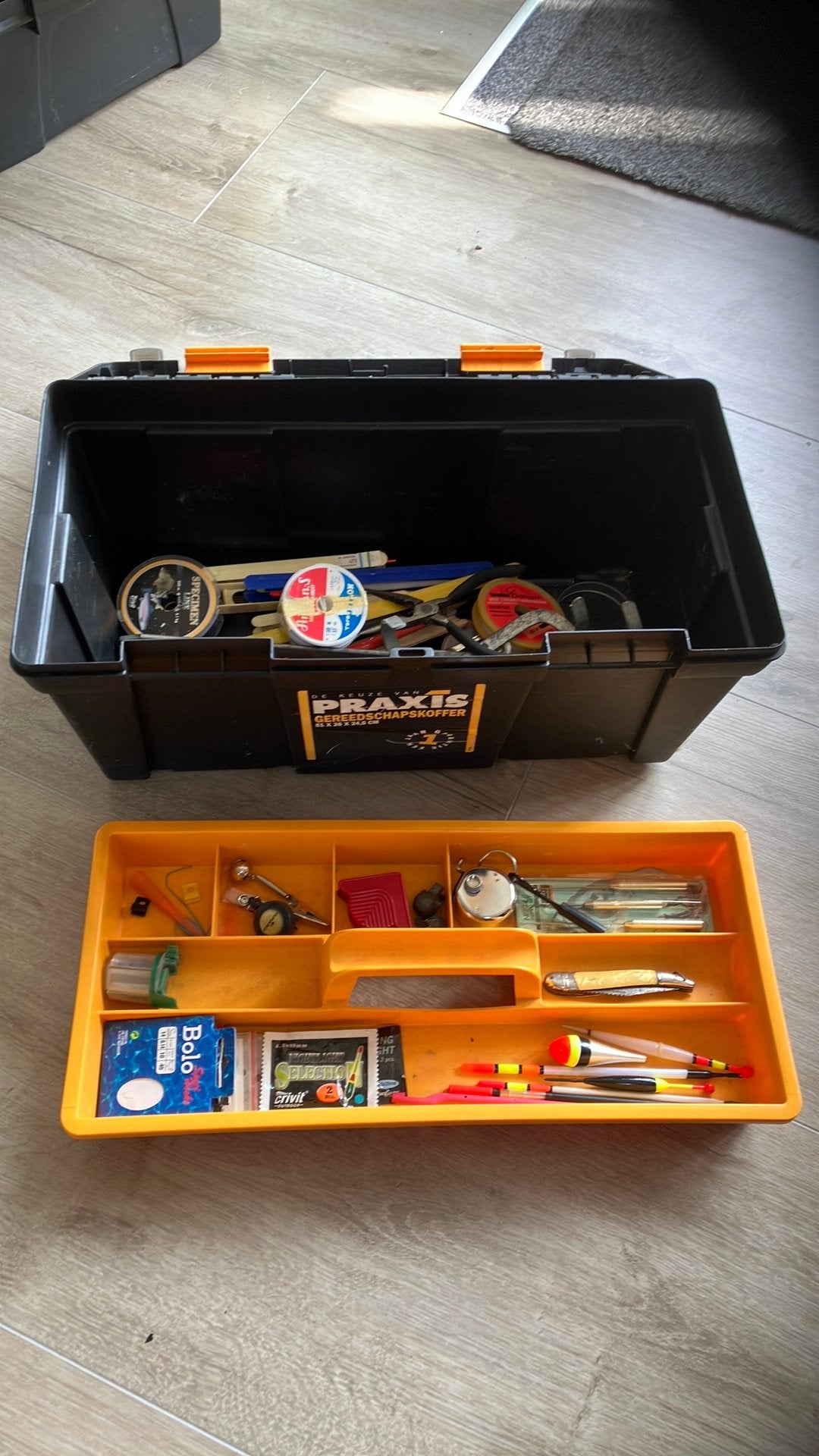 Viskoffer gevuld, Ophalen, Zo goed als nieuw, Koffer of Tas