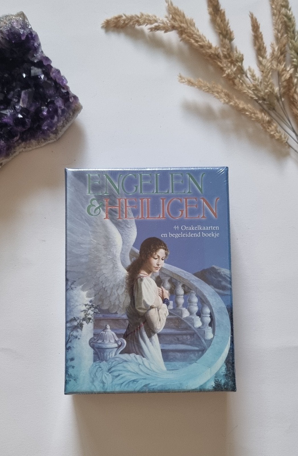 Doreen Virtue - Engelen en Heiligen, Tarot of Kaarten leggen, Overige typen, Ophalen of Verzenden, Zo goed als nieuw
