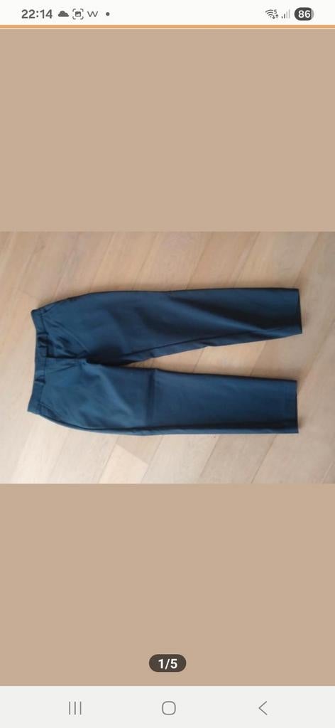 Peppercorn broek, maat 40, Kleding | Dames, Broeken en Pantalons, Zo goed als nieuw, Blauw, Lang, Ophalen of Verzenden