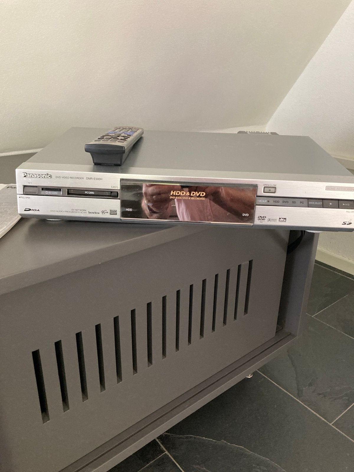 Panasonic DMR-E500H DVD Video Recorder met HDD, Ophalen, Gebruikt, Panasonic, Met harddisk