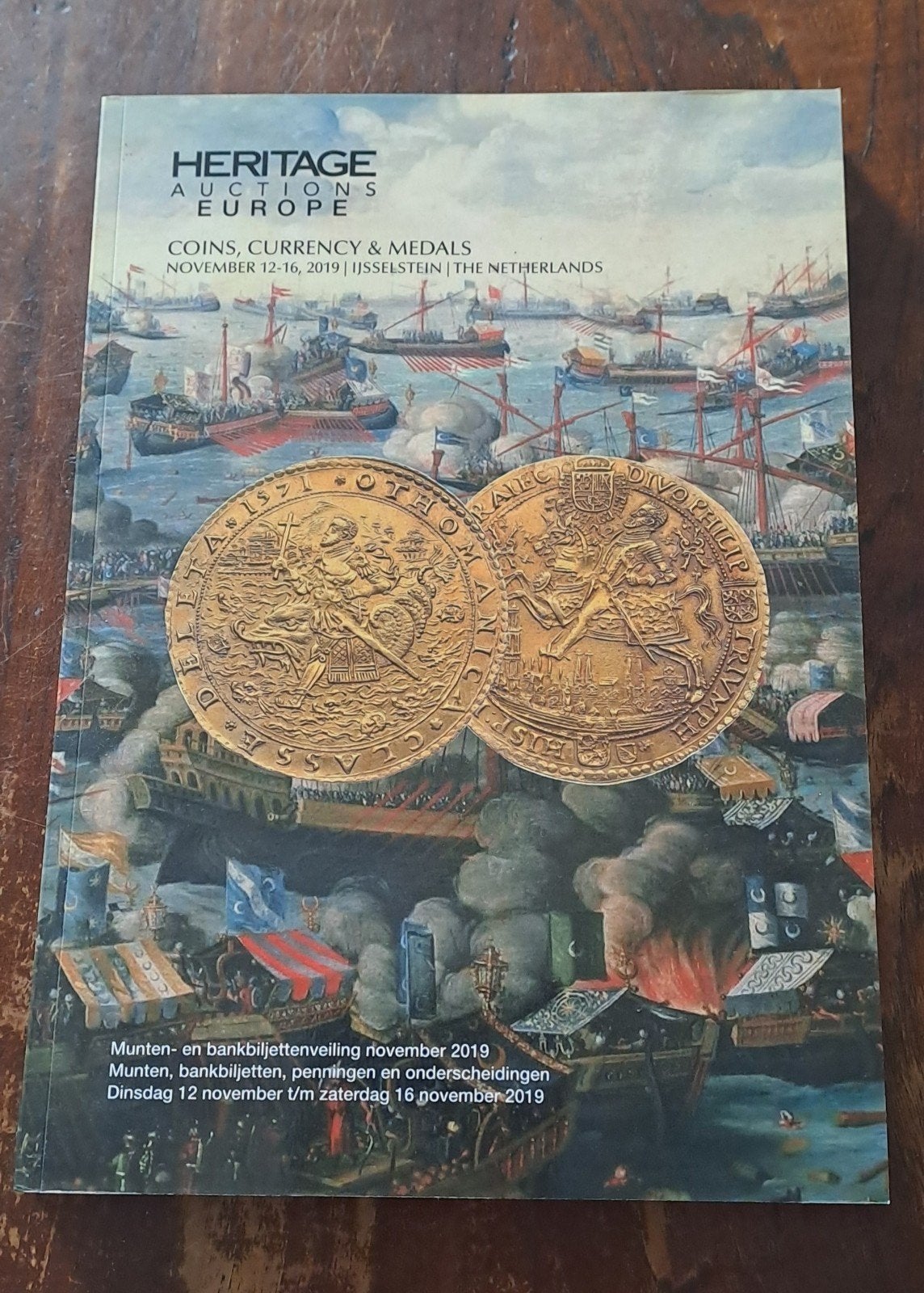 Heritage Auctions Europe: Muntenveiling Catalogus Nov 2019, Postzegels en Munten, Ophalen of Verzenden, Boek of Naslagwerk